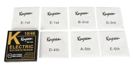 Electric Guitar Strings High Carbon Hexagonal Steel Core with extra E String