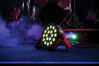 CR Lite High Power LED Light RGB 18 3-in-1 Tri Color Slim Par Can DJ Wedding with Fade Strobe Auto Sound DMX Control