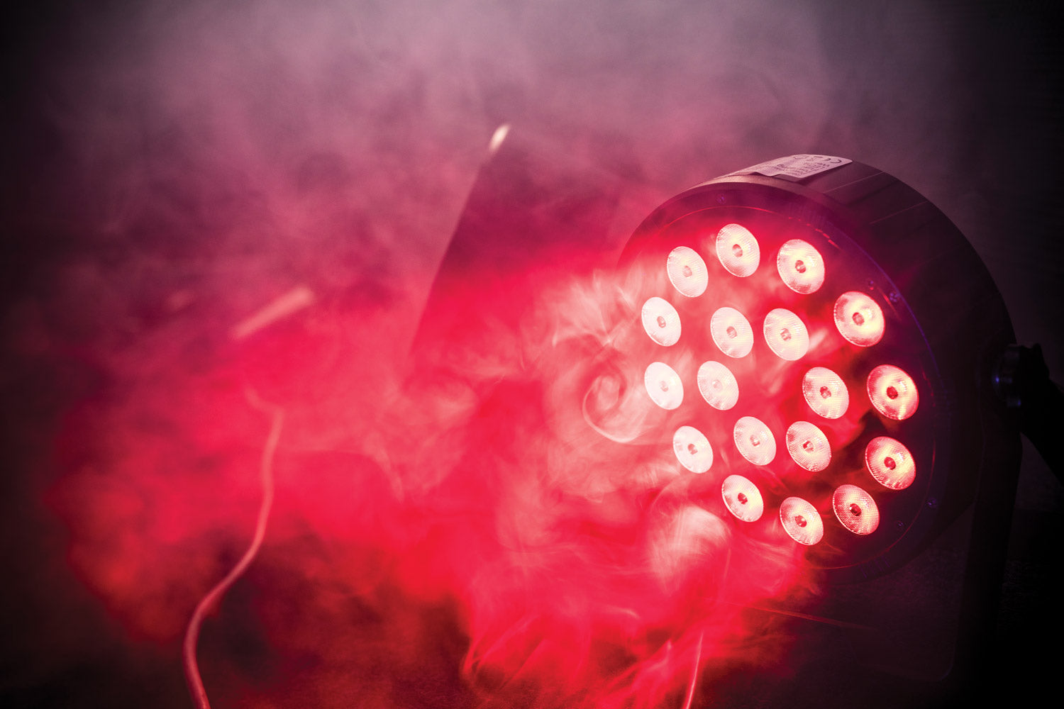 CR Lite High Power LED Light RGB 18 3-in-1 Tri Color Slim Par Can DJ Wedding with Fade Strobe Auto Sound DMX Control