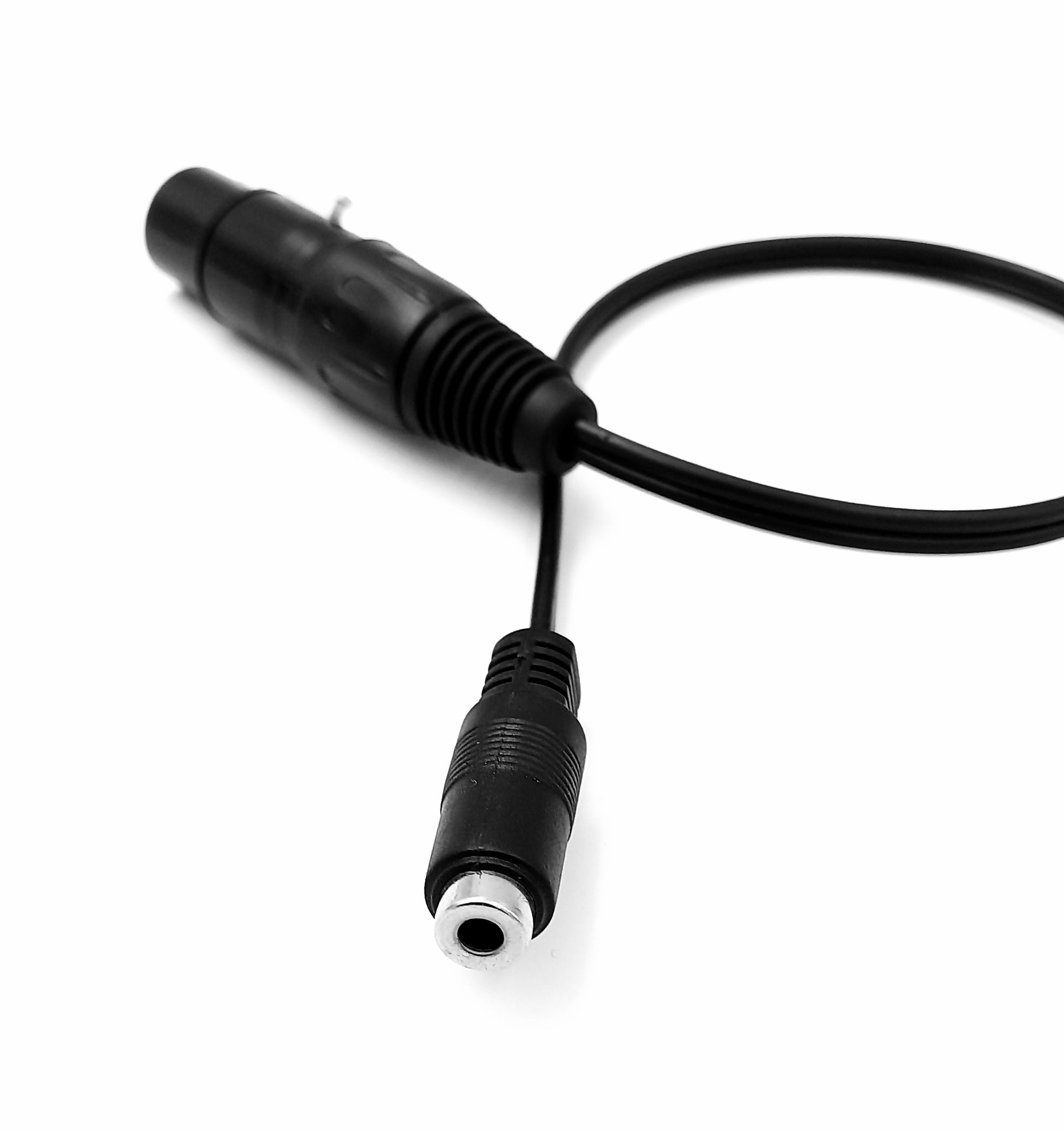 XLR Female or Male to 3.5mm Stereo Female Socket Adapter Australian Made Custom Cable