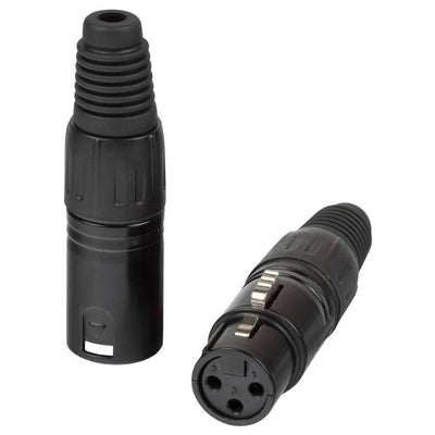 5 Pair 3-Pin Male Female XLR Audio Cable Connector Plug Jack Microphone Adapter