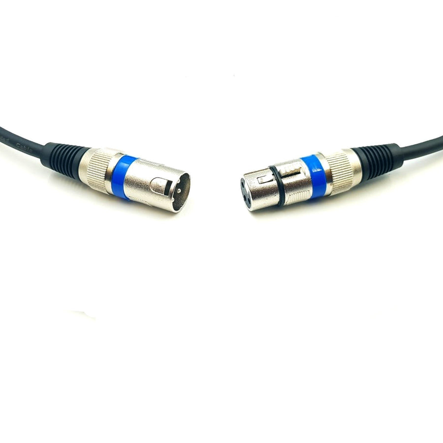 5m 3-Pin XLR Male to Female Balanced Cable Microphone Mic Cord Black Australian Made