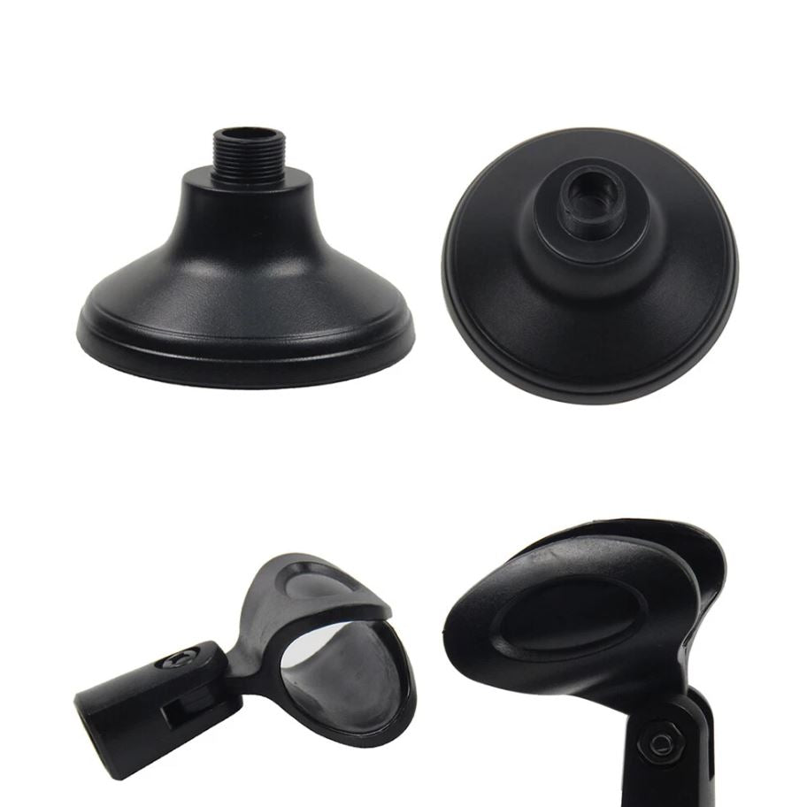 Mini Mic Stand with Microphone Clip Desktop Floor instruments Tabla