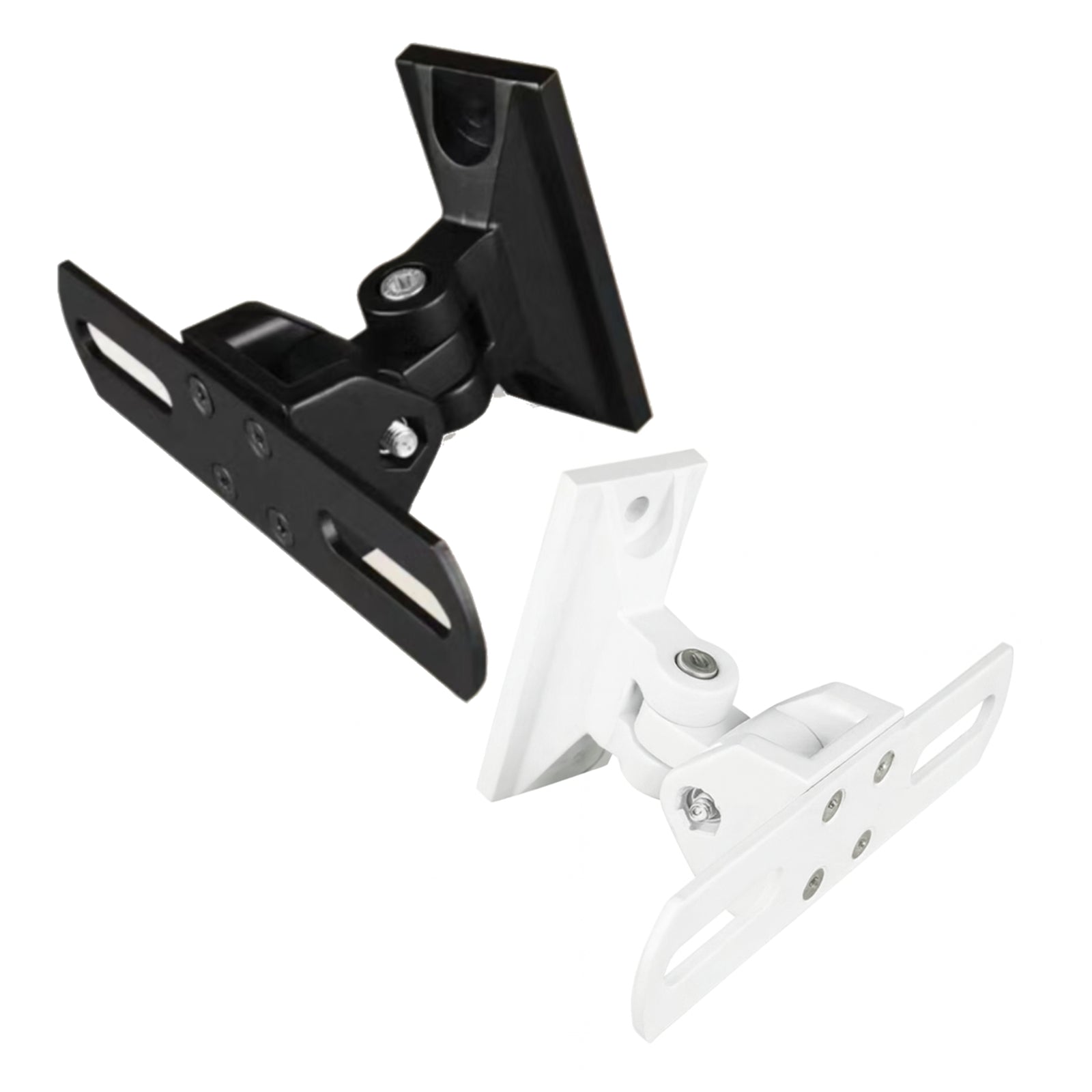 Monitor Speaker wall bracket mount Pivot Tilt White Black