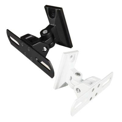 Monitor Speaker wall bracket mount Pivot Tilt White Black
