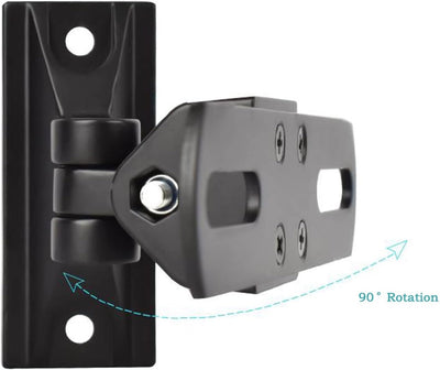 Monitor Speaker wall bracket mount Pivot Tilt White Black