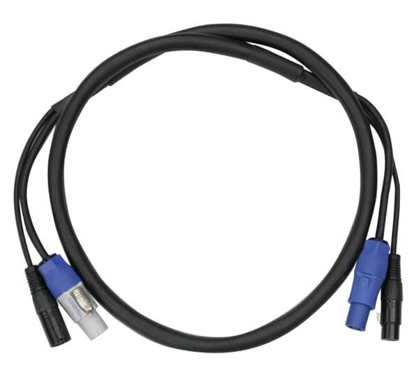 Powercon Signal DMX/Lighting 3 pin XLR combo cable