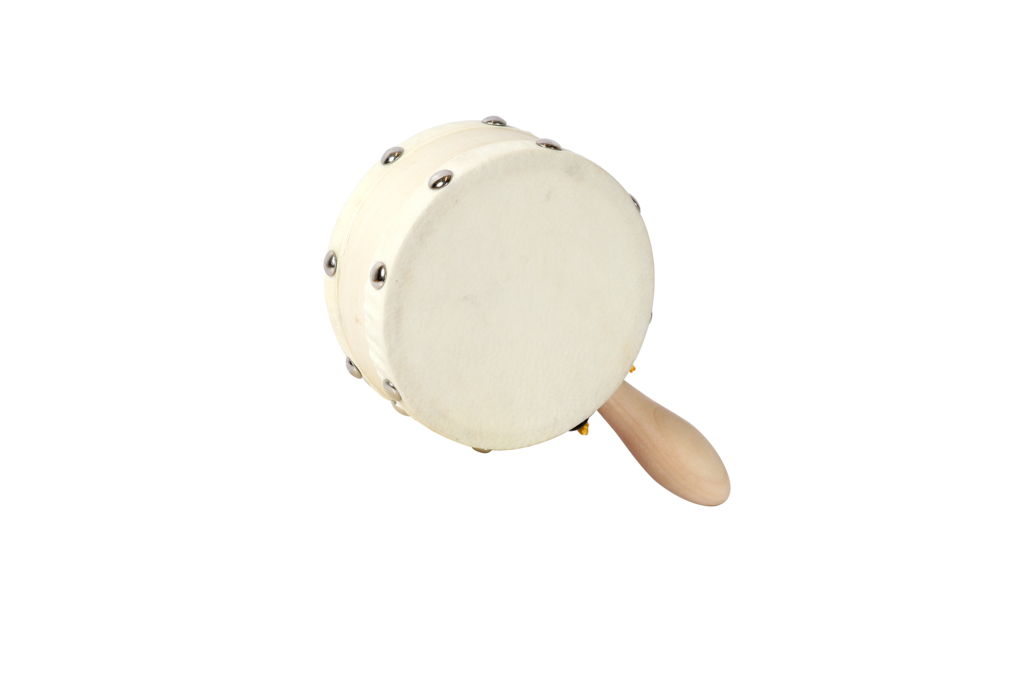 Damroo Rattle Pellet Drum Percussion Instrument Large 4 or 6 inch Kids Educational