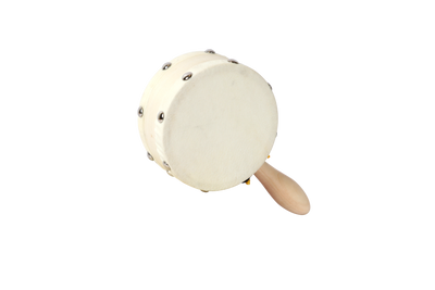 Damroo Rattle Pellet Drum Percussion Instrument Large 4 or 6 inch Kids Educational