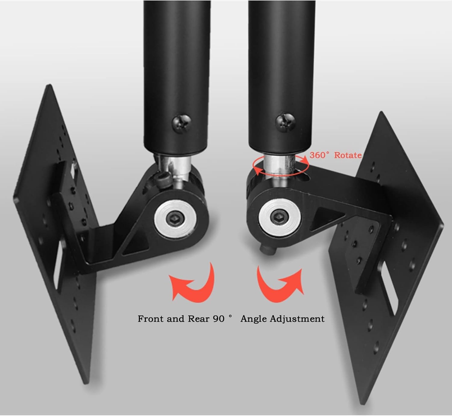 LCD TV Speaker Projector Ceiling Mast Mount Pivot Tilt Extendable Bracket 50Kg