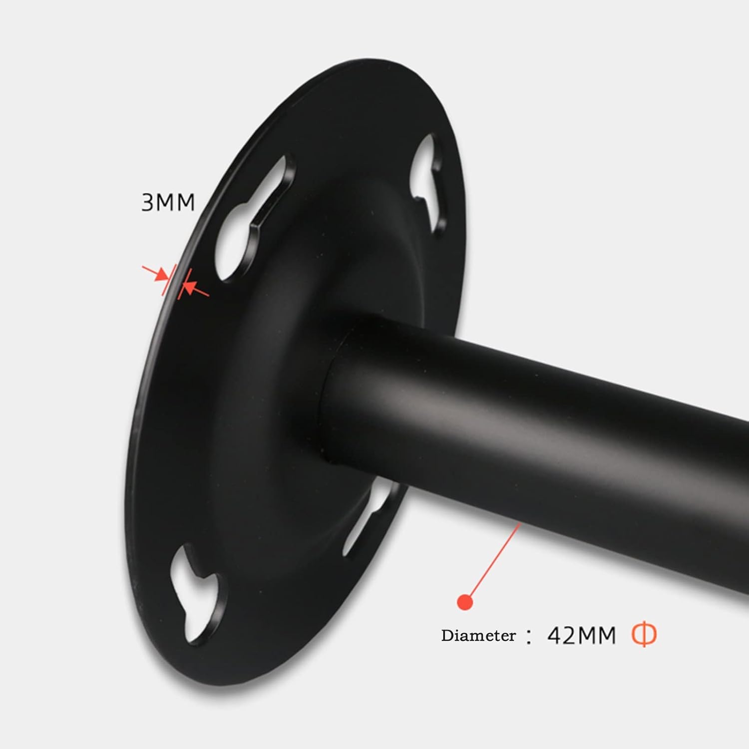 LCD TV Speaker Projector Ceiling Mast Mount Pivot Tilt Extendable Bracket 50Kg