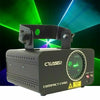 CR Compact Cyan 150mw Laser Disco Light Party Set + 400w Smoke Machine + 1L Liquid