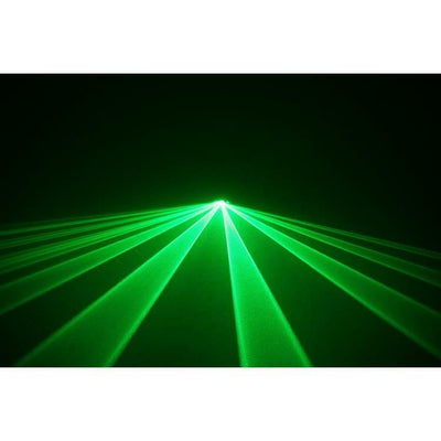 CR Compact Green 100mw Laser Disco Light Party Set 400w Smoke Machine + 1L Liquid