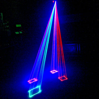 CR Drawing Star RGB 800mW Full Color Laser Auto Sound DMX Single & Multi Patterns