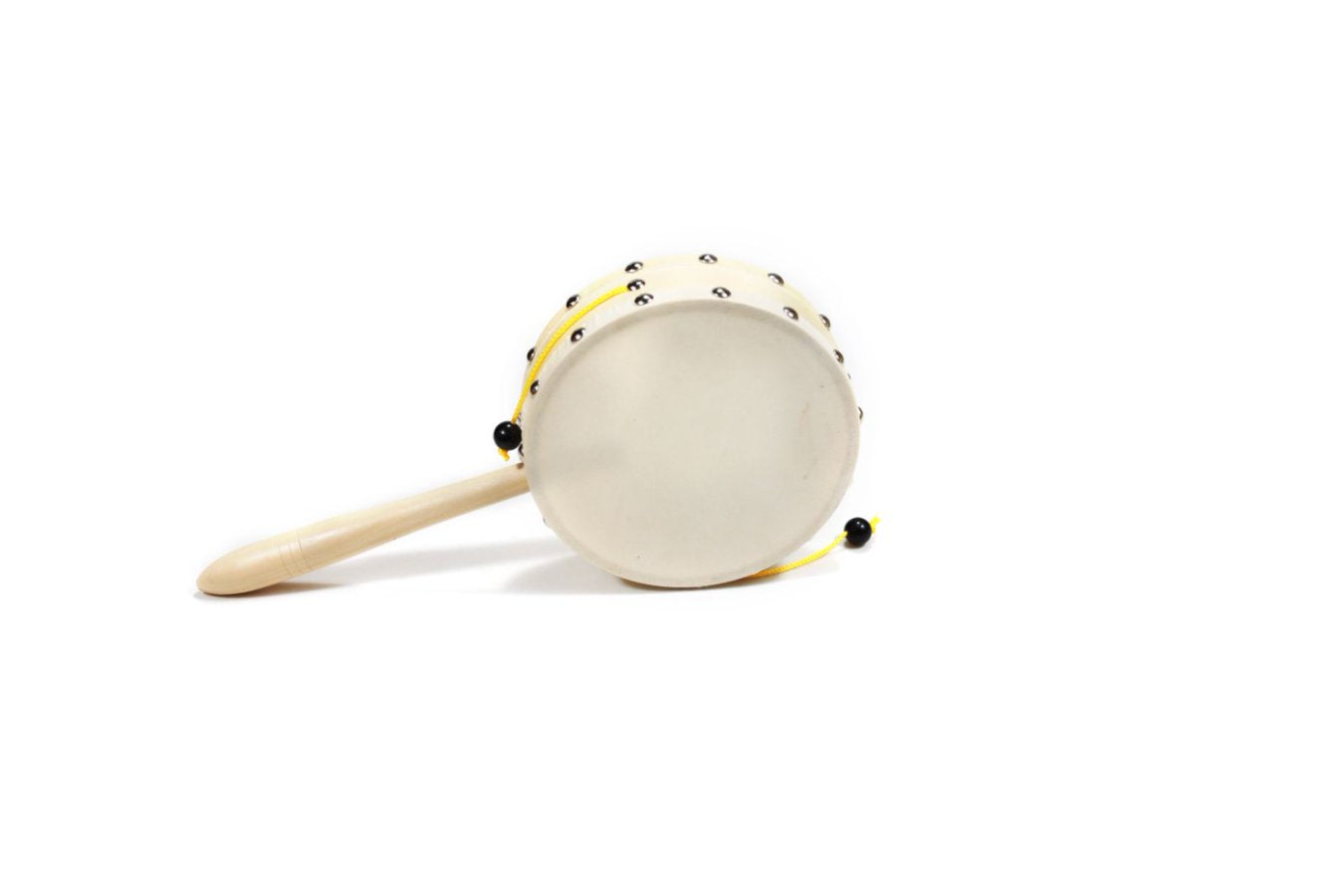 Damroo Rattle Pellet Drum Percussion Instrument Large 4 or 6 inch Kids Educational