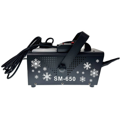 DL Strom II 650W Snow Machine artificial snow effects wireless control + 5L snow Liquid