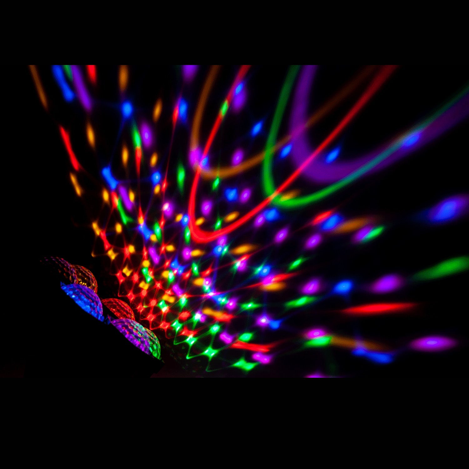 CR Lite 6-way LED Light Crystal Running Ball for Home Party Light Effect Sound Mode