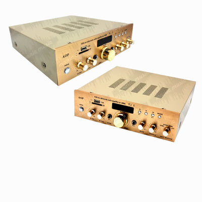 ASHTEC Bluetooth Karaoke 600w Mixer Amplifier Receiver FM Radio MP3 2x Mic Inputs