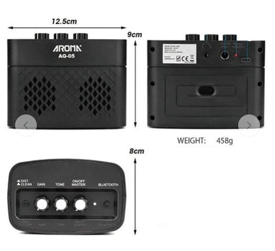 Aroma Blueooth Rechargeable Portable 5w Amplifier