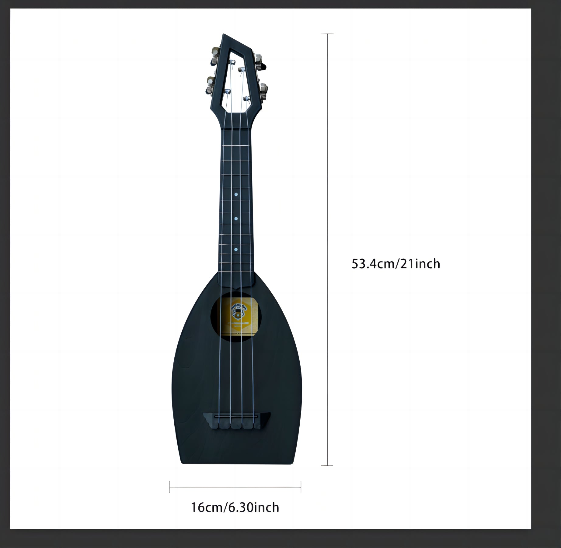 Kids Ukulele 21 inch Bumblebee Hive Soprano Paddle Shaped Ukelele