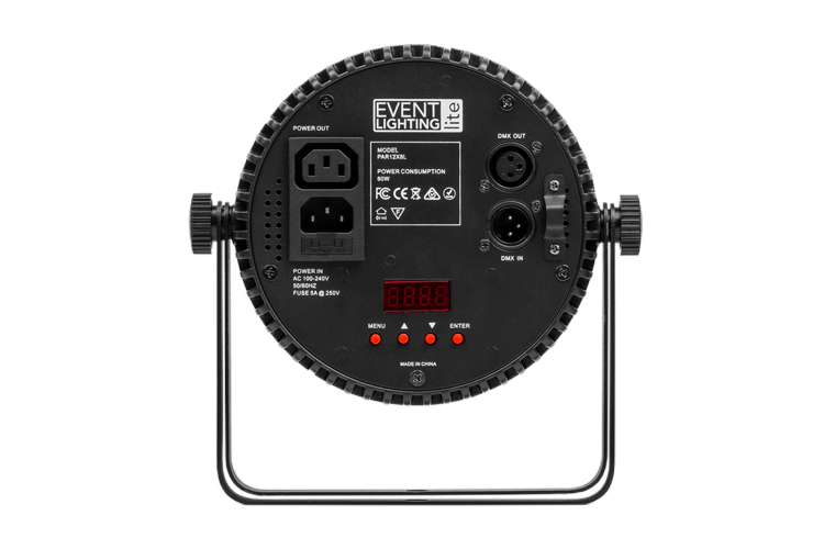 Event Lighting PAR12X12L - 12x 12W LED RGBWAU Parcan with IR Remote