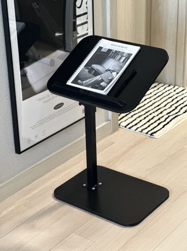 Overbed or Couch Table for Laptop Tablet Food C Shape Height Adjustable 60 to 80 CM