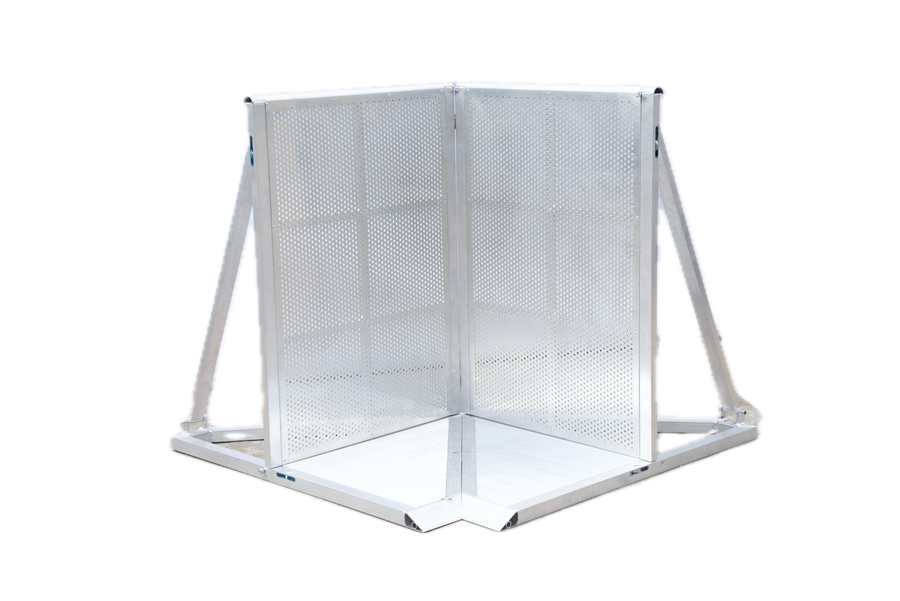 Event Lighting CB1RMK2 - Crowd Barrier Corner MK2