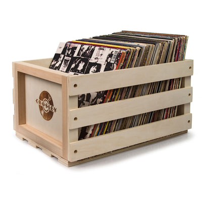 Crosley Voyager Sage - Bluetooth Portable Turntable & Record Storage Crate