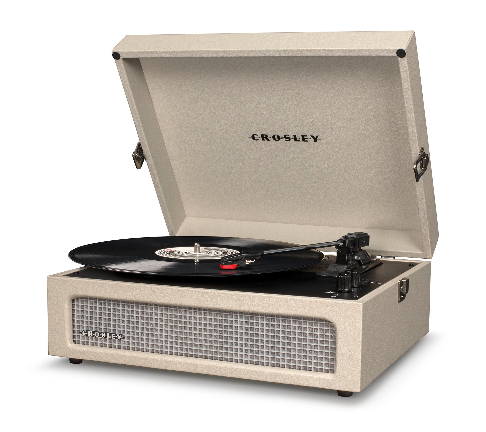Crosley Voyager Dune - Bluetooth Portable Turntable & Record Storage Crate