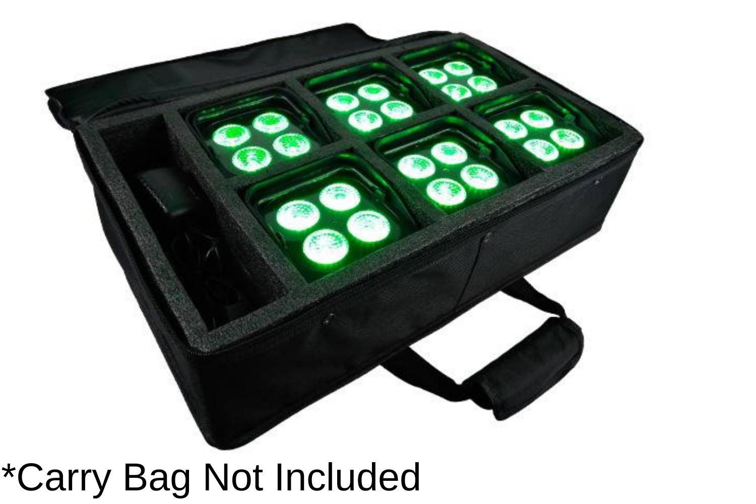 Event Lighting PAR4X12B - Battery Parcan with Wireless DMX & Wifi