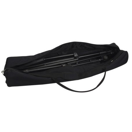 Microphone Stand Carry Bag Full-Sized Fits Standard Mic Stands Double Straps