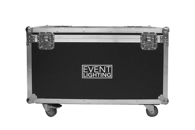 Event Lighting DEL24CASE4C - Charging Road case to suit 4 units of DELUGE24X12BH with power rail for charging