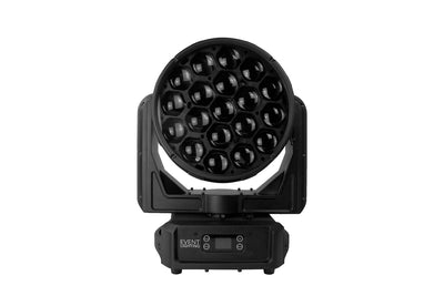 Event Lighting DELUGEM19X60WFX - IP65 Moving Head Zoom Wash with 19 x 60W RGBW + 76 x 0.5W RGB LEDs