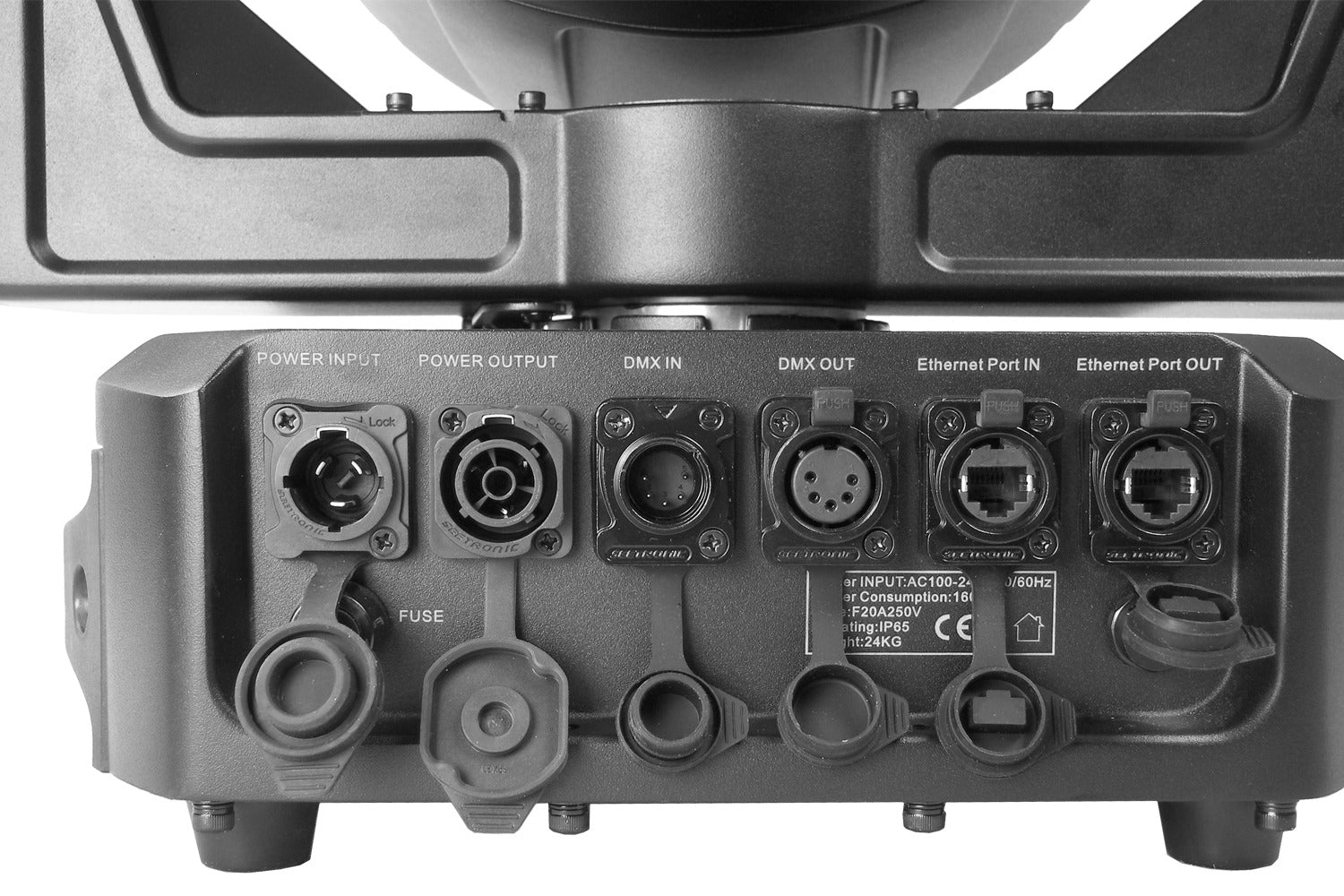 Event Lighting DELUGEM19X60WFX - IP65 Moving Head Zoom Wash with 19 x 60W RGBW + 76 x 0.5W RGB LEDs