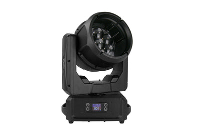 Event Lighting DELUGEM7X60WFX - IP65 Moving Head Zoom Wash with 7 x 60W RGBW + 28 x 0.5W RGB LEDs