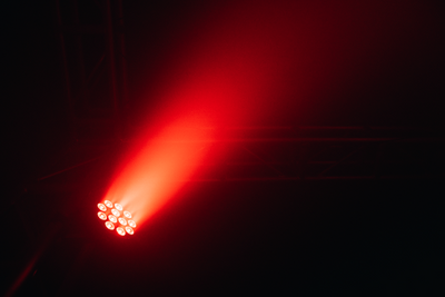 Event Lighting PAR12X12L - 12x 12W LED RGBWAU Parcan with IR Remote