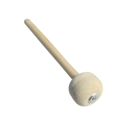 Pack of 2 Bass Drum Mallet Felt Head Percussion Mallets Timpani Sticks Wooden Handle