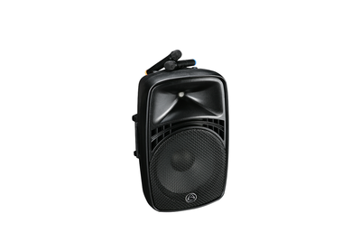 Wharfedale Pro EZ12A 12" Portable Bluetooth PA Active Speaker + 2x Wireless Microphones