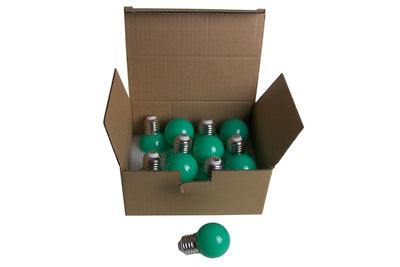 Event Lighting FESLED2GX12 - 2W E27 LED Globe (Green) - Box of 12