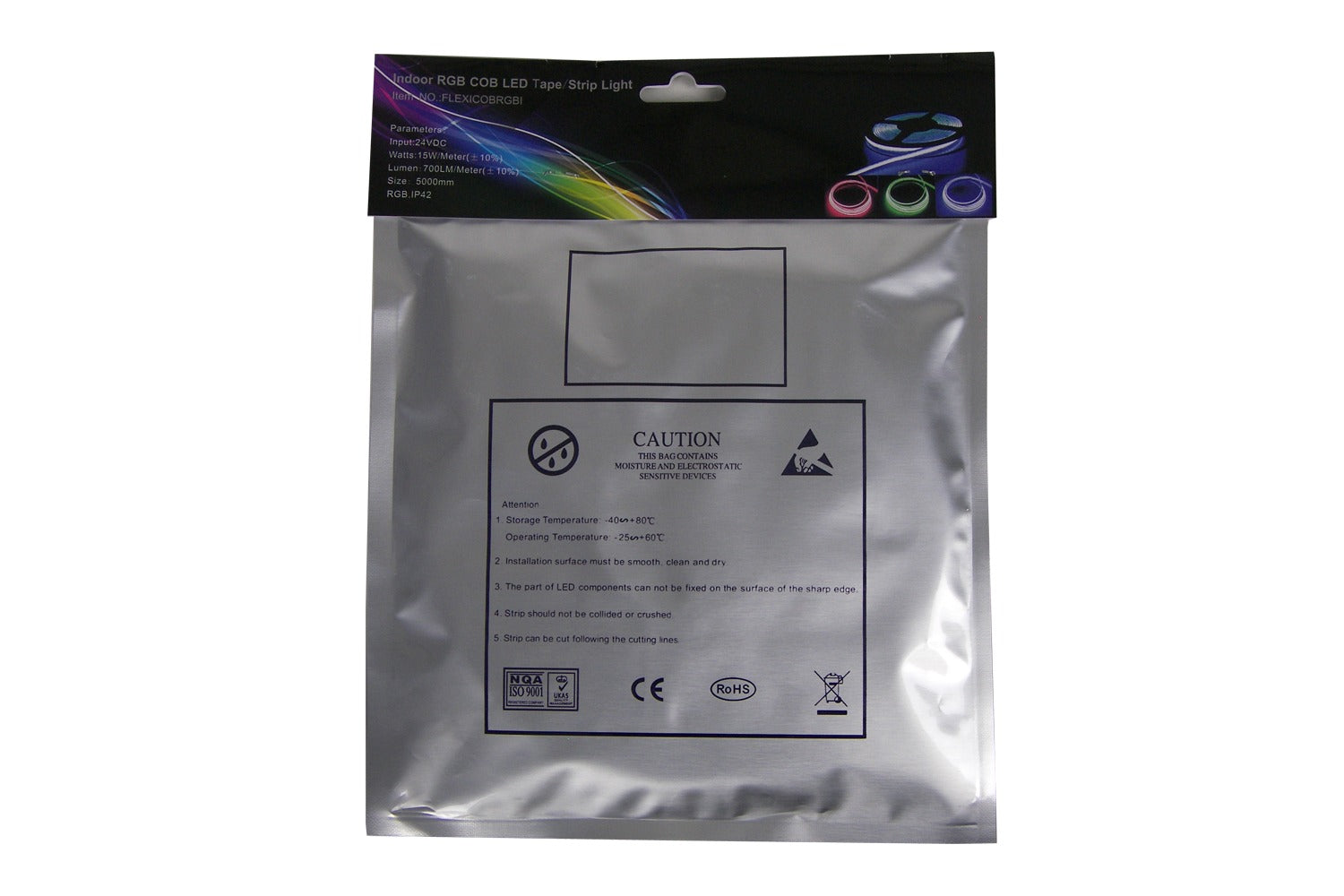 Event Lighting FLEXICOBRGBI - COB LED Tape (RGB) Indoor