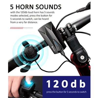 Sansai Rechargeable Bicycle Headlight GL-B065
