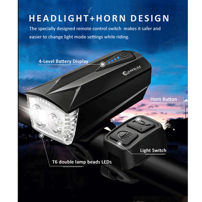 Sansai Rechargeable Bicycle Headlight GL-B065