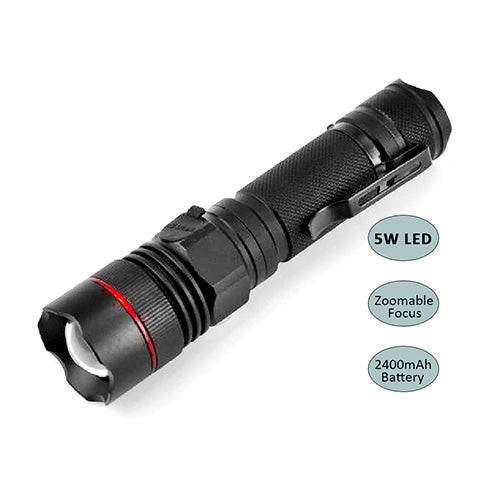 Sansai Rechargable LED Torch GL-H483C