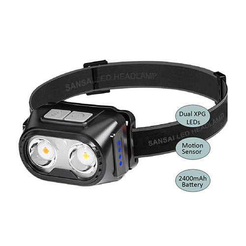 Sansai Rechargable LED Headlamp GL-H485E