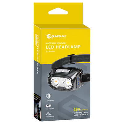 Sansai Rechargable LED Headlamp GL-H485E