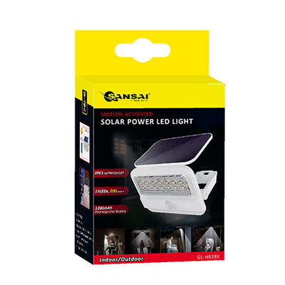 Solar Power LED Sensor Light SANSAI GL-H828K