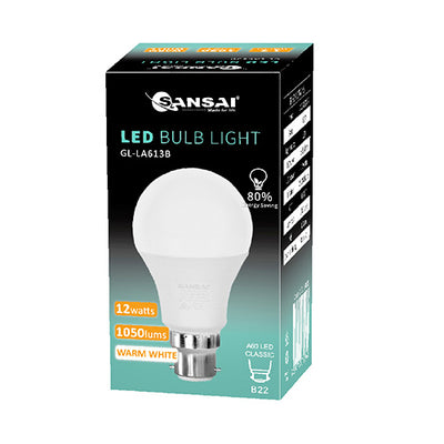 12W LED Light Bulb – B22(BOXED)