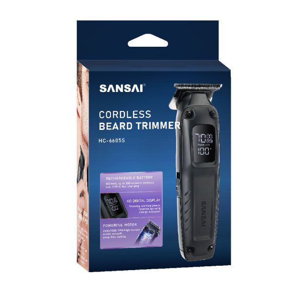 Sansai Professional Cordless Beard Trimmer HC-6605S