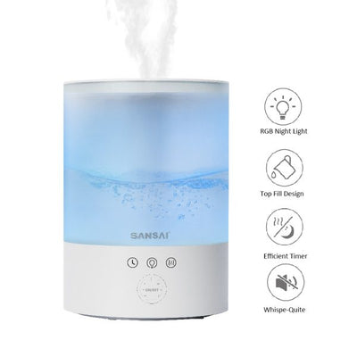 Sansai Ultrasonic Cool Mist Humidifier HUD-777A
