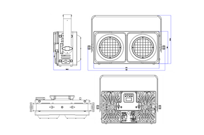 HYBRICK-BL - IP65 Variable White Blinder with Interlocking Housing
